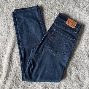 Levi’s 724 High-Rise Straight Jeans Women’s Size 27 Dark Wash Stretch